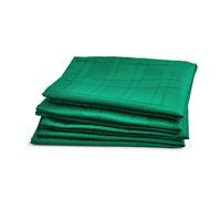 Emma Barclay Chequers - Jacquard Napkins in Forest Green - 17x17 (43x43cm)