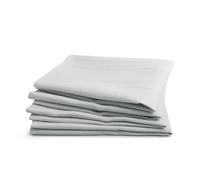 Emma Barclay Chequers - Jacquard Napkins in Silver - 17x17 (43x43cm)