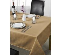 Chequers - Jacquard Table Cloth in Coffee - 70x108 (178x274cm) - Emma Barclay | TJ Hughes