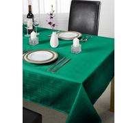 Emma Barclay Chequers Tablecloths - Dark Green - Dark Green - 60 X 84"