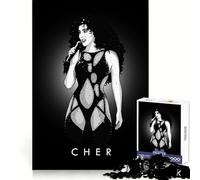 Cher 1000 Piece Jigsaw Puzzle for Adults Sharp Recall Mind Calming Fun Uniform Cut Xmas Gift (38x26cm)
