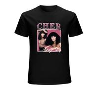 Cher Mens T-Shirt Unisex Tee T-Shirt Black XL