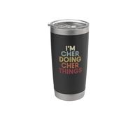 Cher Name Cher Personalized Name First Given Stainless Steel Insulated Tumbler