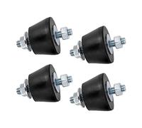 Cherbowing Rubber Buffer Air Conditioning M8, Air Conditioning Vibration Damper, Anti-Vibration Feet Shock Absorber, Wall Mount Rubber Vibration Damper