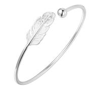 Chereda Beautiful Fashion 925 Sterling Silver Leaf Bracelet for Girls and Women