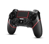 CHEREEKI Wireless Controller for P-4, Bluetooth Controller Compatible with P-4/Pro/Slim Game Controller Remote Joystick Gamepad with Double Vibration, Touchpad, Audio Jack, Six-axis Senso, Screenshot
