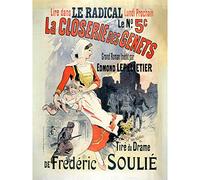 Cheret Radical Newspaper Novel Book Advert Large Wall Art Poster Print Thick Paper 18X24 Inch