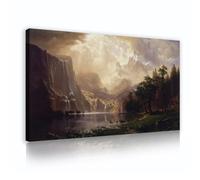 CHERHERART Animals and Botanical Canvas Wall Art Picture the Among the Sierra Nevada, California Canvas Prints Painting for Home Dining Room 60x110cm