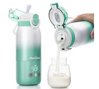 CheriBaby Portable Milk Warmer for Travel - Dual Heating Modes for Breast Milk & Water, Portable Bottle Warmer with Super Fast Charging, Long Battery Life, Precise Temperature Control, 340 ml
