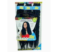 Cherish Passion Twist/Crochet Hair, 35.5 cm (14 inches) Length / 3-Pack Value Bundle/Colour 1B