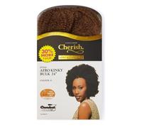Cherish Afro Kinky Bulk 24 Inches, Colour 30, Hot Water Set, 30% More Hair