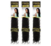 Cherish/Bohemian Braid Bulk 20'' / Crochet Hair Braids/Colour - 1B / Pack of 3