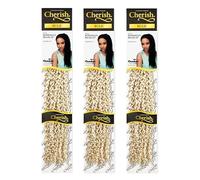 Cherish/Bohemian Braid Bulk 20'' / Crochet Hair Braids/Colour - 613 / Pack of 3