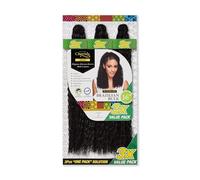 Cherish Brazilian Bulk Hair Extensions, 16 Inches, Handmade, 3-Pack Value Set, Color 2