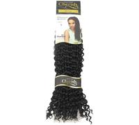 Cherish Bulk Bohemian Braid 20 Inch Crochet Braiding Hair Synthetic Curly Texture Color 1