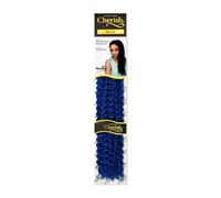 Cherish Bulk Bohemian Braid 20 Inch Crochet Braiding Hair Synthetic Curly Texture (Electric Blue, Curly)