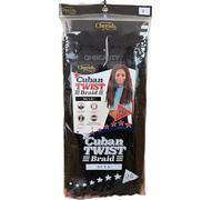 Cherish Cuban Twist Bulk Braiding Hair, 16 Inches, Soft Texture, Heat Safe, Color 2