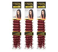 Cherish/Deep Twist Bulk 22'' / Crochet Hair Braids/Colour - BG/Pack of 3