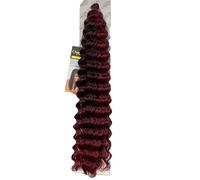 Cherish/Deep Twist Bulk 22'' / Crochet Hair Braids/Colour - Color CHERRYWINE