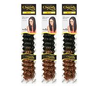 Cherish/Deep Twist Bulk 22'' / Crochet Hair Braids/Colour - DE30 / Pack of 3