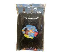 Cherish Junior Marley Braid Hair Extensions, 30.5 cm, 1B Black, Feather Light, Flame Retardant, 3 Bundles in 1 Value Pack