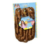 CHERISH JUNIOR SYNTHETIC CURLY BOUNCY HAIR EXTENSION BRAID - 3 x SPIRAL FRENCH CURL 14 INCHES (30)