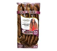 Cherish Spiral French Curl Pre-Stretched Braiding Hair, 3X Bundle Pack, 14-16-18 Inches, Knotless Styles (30)