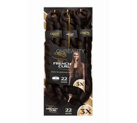 CHERISH SYNTHETIC CURLY BOUNCY HAIR EXTENSION BRAID - 3 x SPIRAL FRENCH CURL 22 (COLOR 4)
