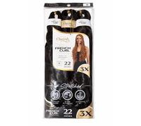 CHERISH SYNTHETIC CURLY BOUNCY HAIR EXTENSION BRAID - 3 x SPIRAL FRENCH CURL 22 (COLOR 4)
