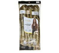 CHERISH SYNTHETIC CURLY BOUNCY HAIR EXTENSION BRAID - 3 x SPIRAL FRENCH CURL 22 (COLOR T27/613)