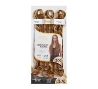 CHERISH SYNTHETIC CURLY BOUNCY HAIR EXTENSION BRAID - 3 x SPIRAL FRENCH CURL 22 (COLOR VANILLA)