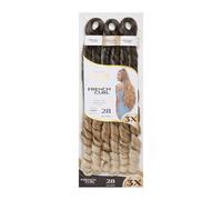 CHERISH SYNTHETIC CURLY BOUNCY HAIR EXTENSION BRAID - 3 x SPIRAL FRENCH CURL 28 (COLOR 3T1B27613)