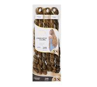 CHERISH SYNTHETIC CURLY BOUNCY HAIR EXTENSION BRAID - 3 x SPIRAL FRENCH CURL 28 (COLOR BLACKGOLD)