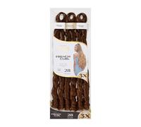 CHERISH SYNTHETIC CURLY BOUNCY HAIR EXTENSION BRAID - 3 x SPIRAL FRENCH CURL 28 (COLOR T33/30)