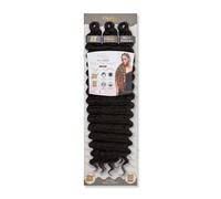 Cherish Synthetic Hair Extensions, Flame Retardant, Soft Texture, Hot Water Setting, Pre-Stretched - Roller Wave 28 (Color 2)