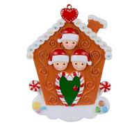 Cherished Memories with Survivor Family Christmas Pendant Unique Decorative Item for Trees (3 people)