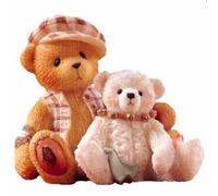 Cherished Teddies Bailey & Friends - The Only Thing More Contagious Than A Cold Is A Best Friend