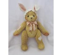 Cherished Teddies "Bear In A Bunny Hat"(Jointed)-"Musical"