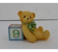 Cherished Teddies Bear Number 9 Block