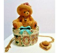 Cherished Teddies Mom Covered Box With Necklace 306614