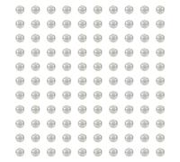 Cheriswelry 150Pcs 925 Sterling Silver Beads 2mm Small Round Ball Beads Silver Seed Beads for Bracelet Necklace Earring Anklets DIY Jewellery Crafts Making