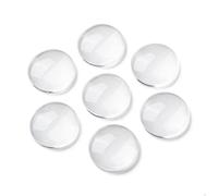 Cheriswelry 200Pcs 15mm Glass Cabochons Round Dome Cabochons Flat Back Glass Tile for Cameo Photo Pendant DIY Decor Crafts Jewelry Making