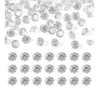 Cheriswelry 200Pcs Cubic Zirconia Diamonds 2.25mm Clear Crystal Faceted Pointed Back Rhinestones Loose CZ Stone Cabochons Bulk for DIY Crafts Scrapbooking