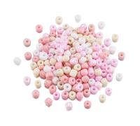 Cheriswelry 2453Pcs Opaque Glass Seed Beads 4mm Round Seed Beads Small Pony Bead Mini Spacer Beads for Jewelry Making, Light Salmon
