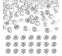 Cheriswelry 300pcs Clear Cubic Zirconia Cabochons 2mm Faceted Crystal CZ Stone Rhinestones Crystal Diamond Embellishments for Jewelry Making DIY Crafts