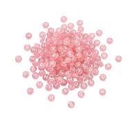 Cheriswelry 350pcs Transparent Acrylic Alphabet Beads 7mm Pink Flat Round Disc A-Z Letter Spacer Beads Charms for Jewellery Bracelet Making