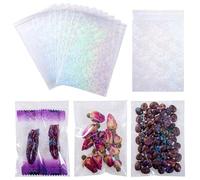 Cheriswelry 50Pcs Cellophane Treat Bags 4.37x2.56 Inches Goodies Gift Wrap Bag Clear Self Sealing Plastic Bag for Cookies Candy Snack Goodies Jewelry Packaging