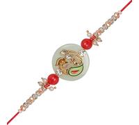 CHERKRAFT Fancy Diamond Premium Rakhi for Brother Designer Rakshabandhan Rakhi Thread - 022