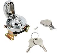 Chern Yueh 6 Terminals Ignition Switch for 73-Up Harley-Davidson Big Twins FL 71501-73 (Chrome)