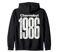 Chernobyl 1986 Vintage Soviet Nuclear History Zip Hoodie